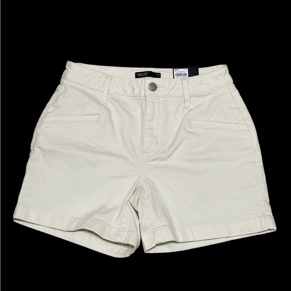Women's Simply Vera Vera Wang 4 Small Shorts White Jeans Stretch Denim NWT - Picture 3 of 9